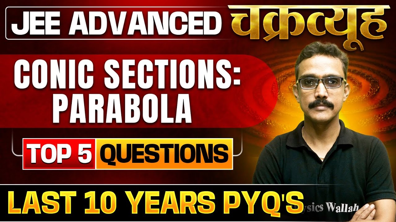 Conic Section - Parabola: Toughest PYQs for IIT-JEE ADVANCED 2025 | Chakravyuh Series
