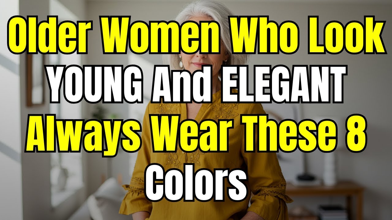 8 Colors That Make Older Women Look Young, Radiant, and Turn Heads!