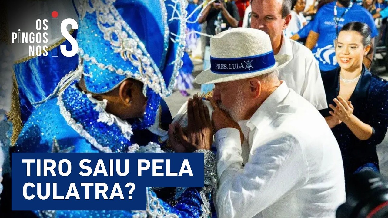 Lula se irrita com repercussão negativa de homenagem no Carnaval