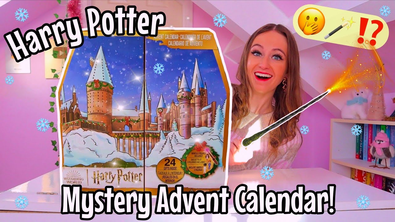 UNBOXING A *GOLDEN* MYSTERY HARRY POTTER ADVENT CALENDAR 2024!😱🪄⁉️(24 MYSTERY BOXES & REAL MAGIC?!🤫)