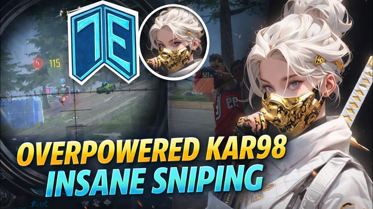 SHE NEVER MISSES WITH KAR98 😱🔥 INSANE SNIPING GAMEPLAY 🎯 | TEAM ELITE | FREE FIRE ESPORTS HIGHLIGHTS