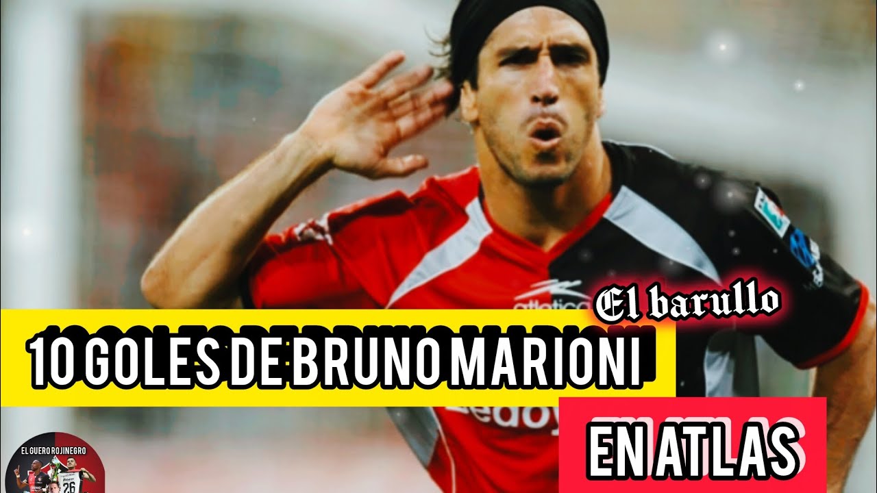 10 goles de barullo Marioni en Atlas 🔴⚫🔥