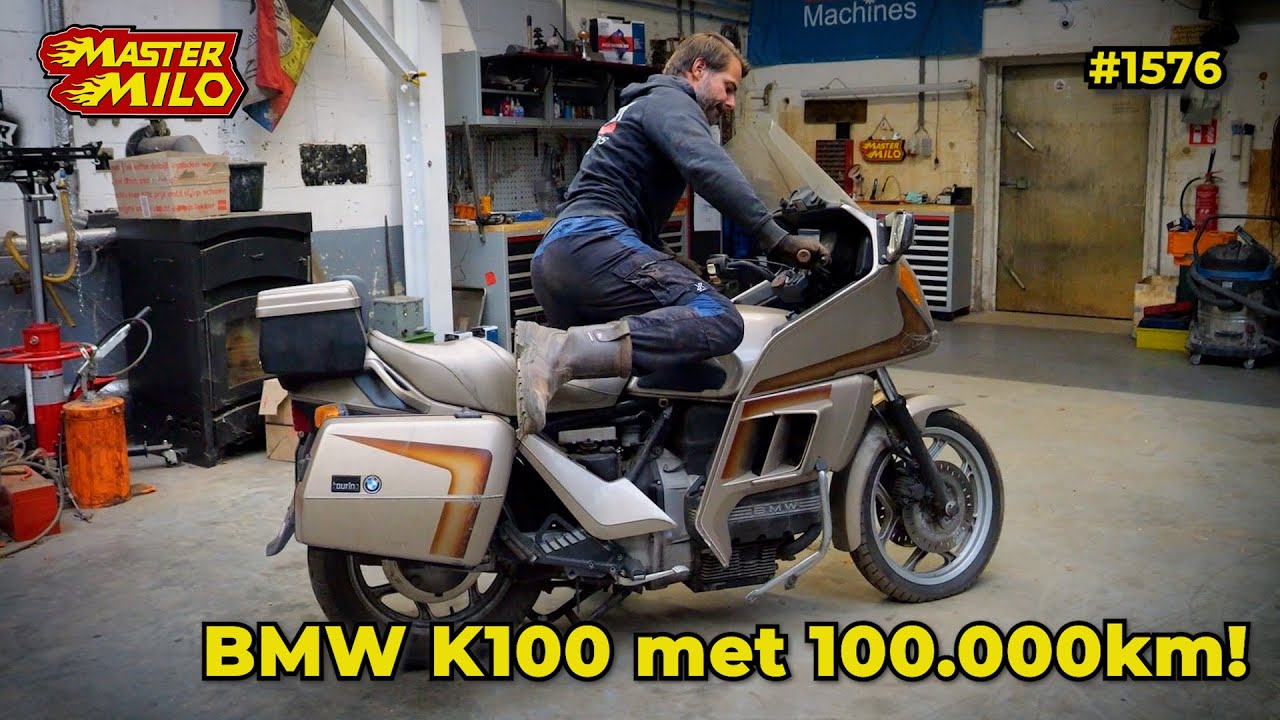 Proberen een BMW K100 motor te starten! #1576