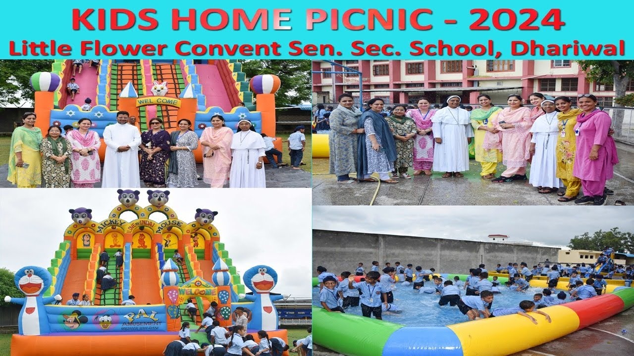 Home Picnic at Little Flower Convent Sen. Sec. School, Dhariwal,🧺🕺💃😊