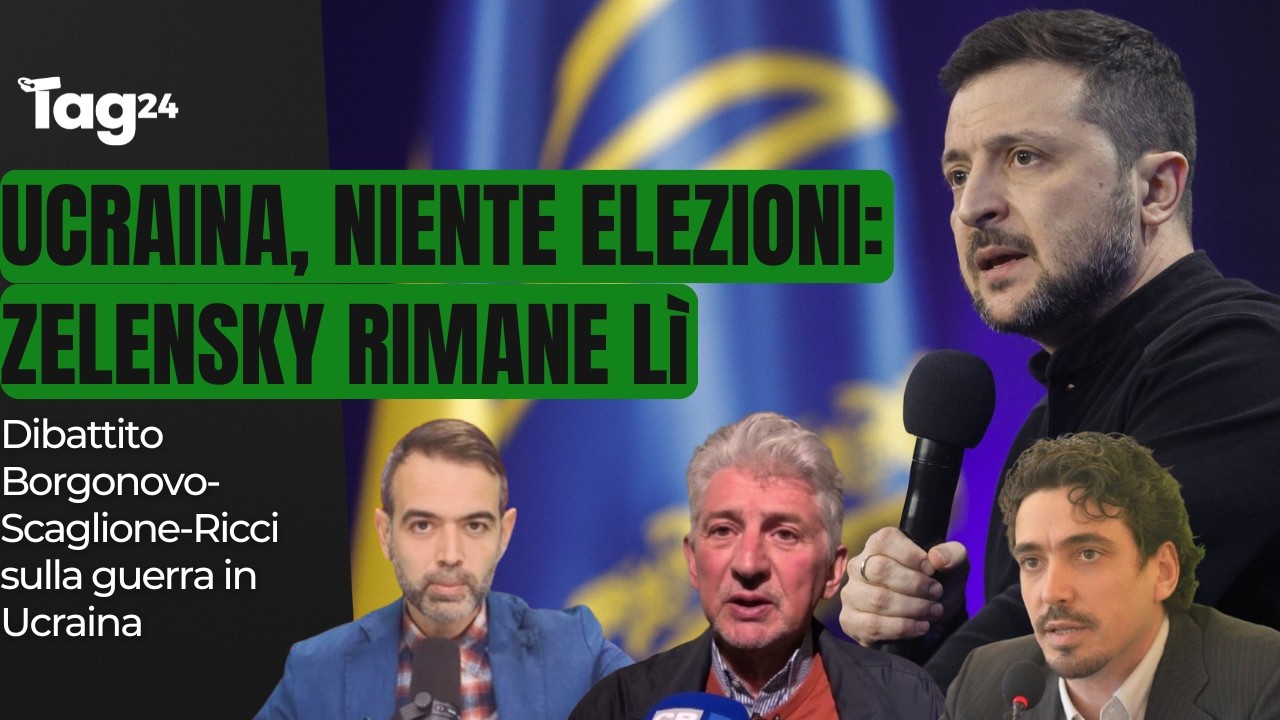 Ucraina, per ora niente elezioni né referendum su guerra: dibattito Borgonovo-Scaglione-Ricci