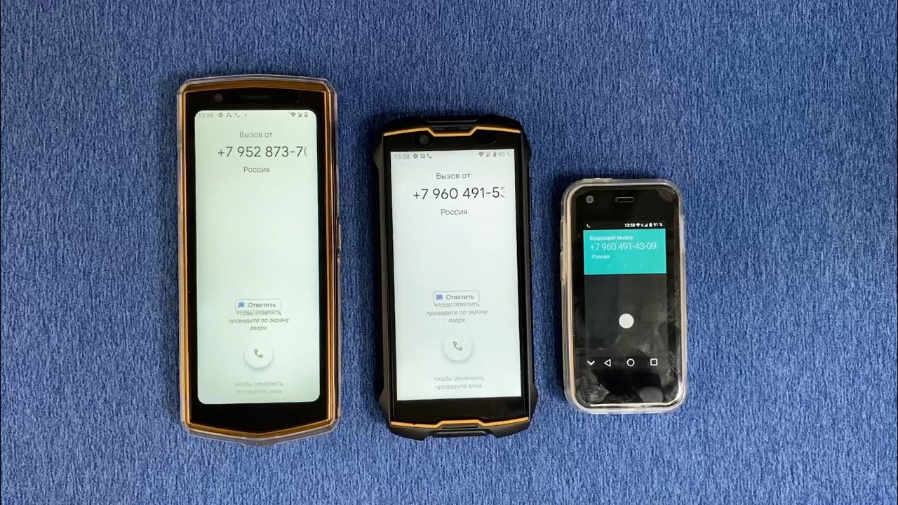 TRIPLE INCOMING CALL CUBOT POCKET 3 & MICRO IPHONE & CUBOT KING KONG MINI 2 PRO OUTGOING CALL AT THE