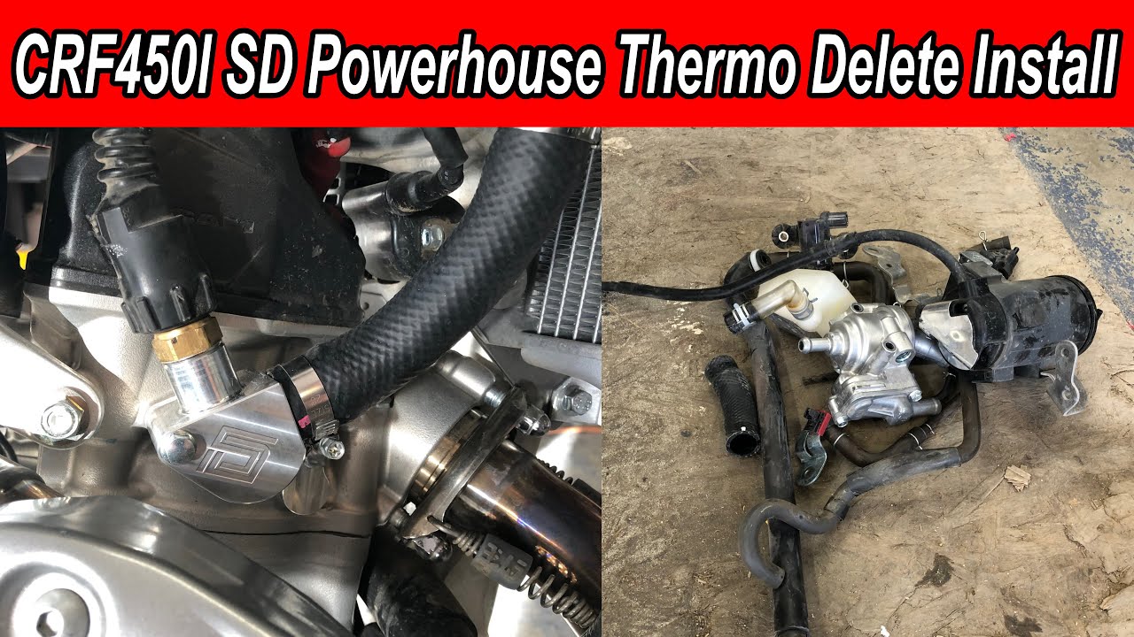 San Diego Powerhouse CRF450l Thermostat Delete How To Install