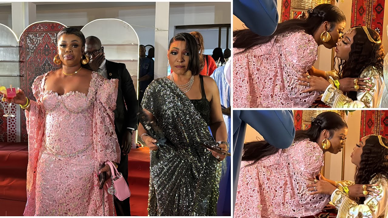 Mame Ndiaye savon invitée d’honneur du mariage de zeyna ndour accueillie par viviane chidid