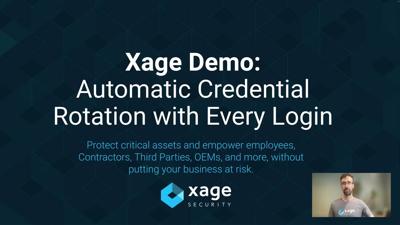 Password Rotation - How Xage Renegotiates Credentials on Every Login