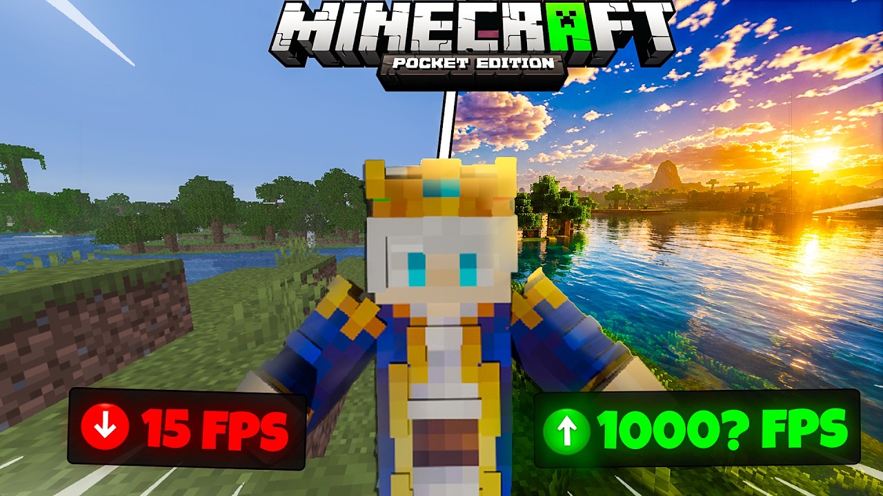 I Tried Getting 1000 FPS in Minecraft PE... 🔥