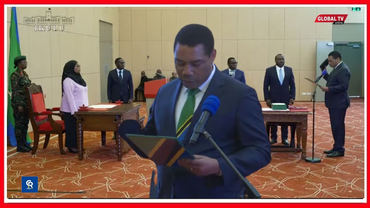 VIDEO: RAIS SAMIA AKIMUAPISHA WAZIRI MWIGULU NCHEMBA KUWA WAZIRI wa FEDHA...