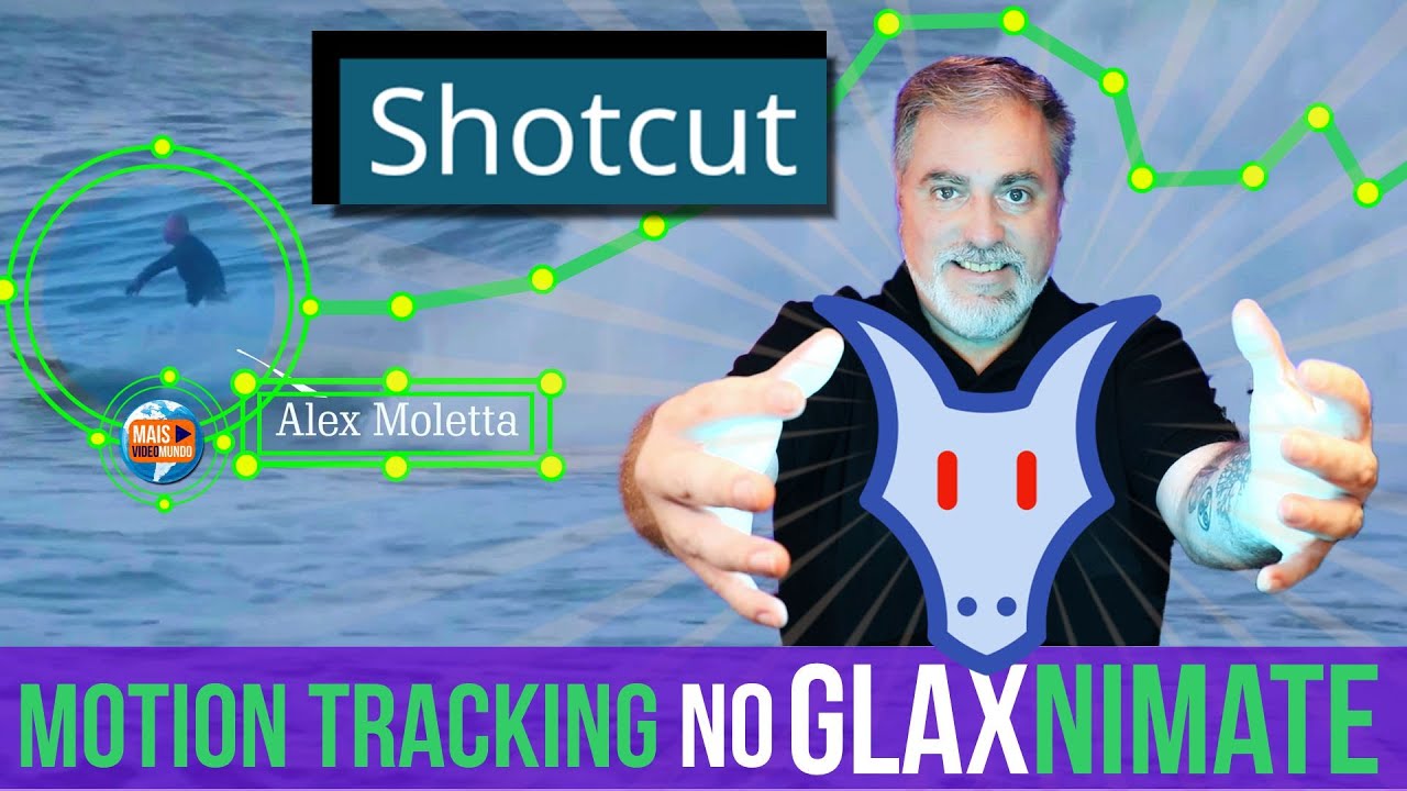COMO Fazer MOTION TRACKING no GLAXNIMATE | ANIMAÇÃO 2D | do SHOTCUT | Maisvideomundo #140