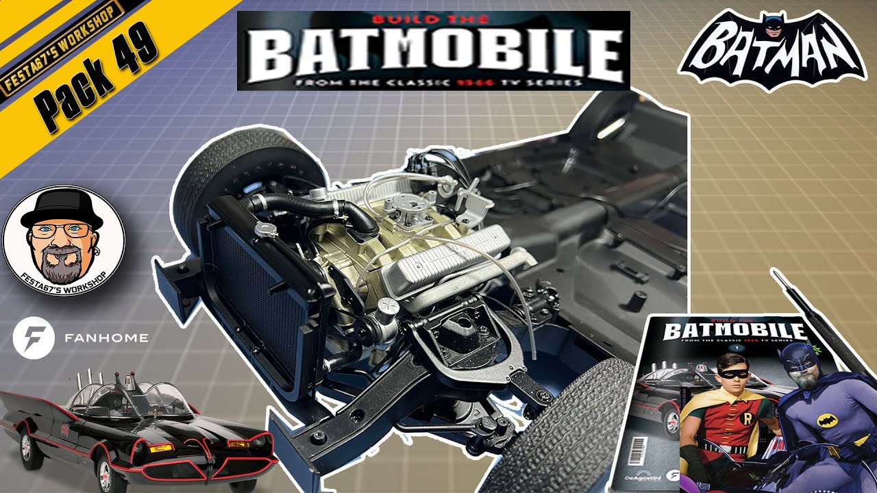 Build the 1:8 Scale 1966 Batmobile From Fanhome - Issue 49