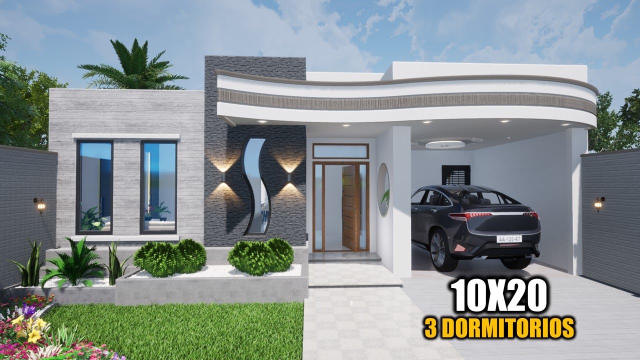 CASA HERMOSA Y MODERNA 10X20 (LUIS ARQ)