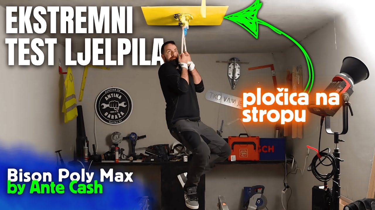 Ekstremni test ljepila BISON POLY MAX