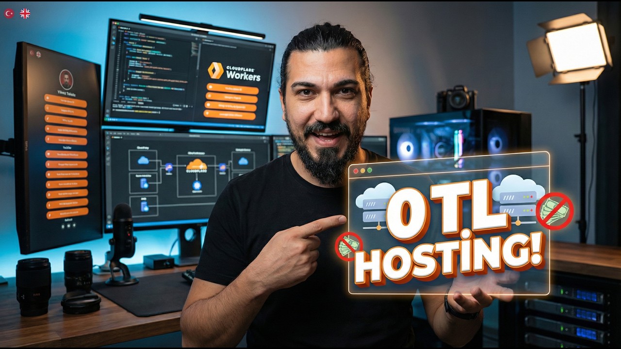 Hosting Ücreti Ödemeden Cloudflare Workers ile Web Sitesi Kurma (Kod Bilmeden)
