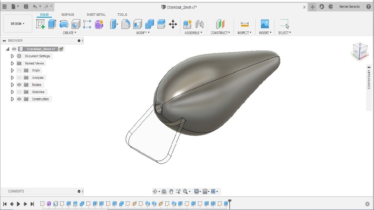 Cómo diseñar un señuelo para imprimirlo en 3D parte 1