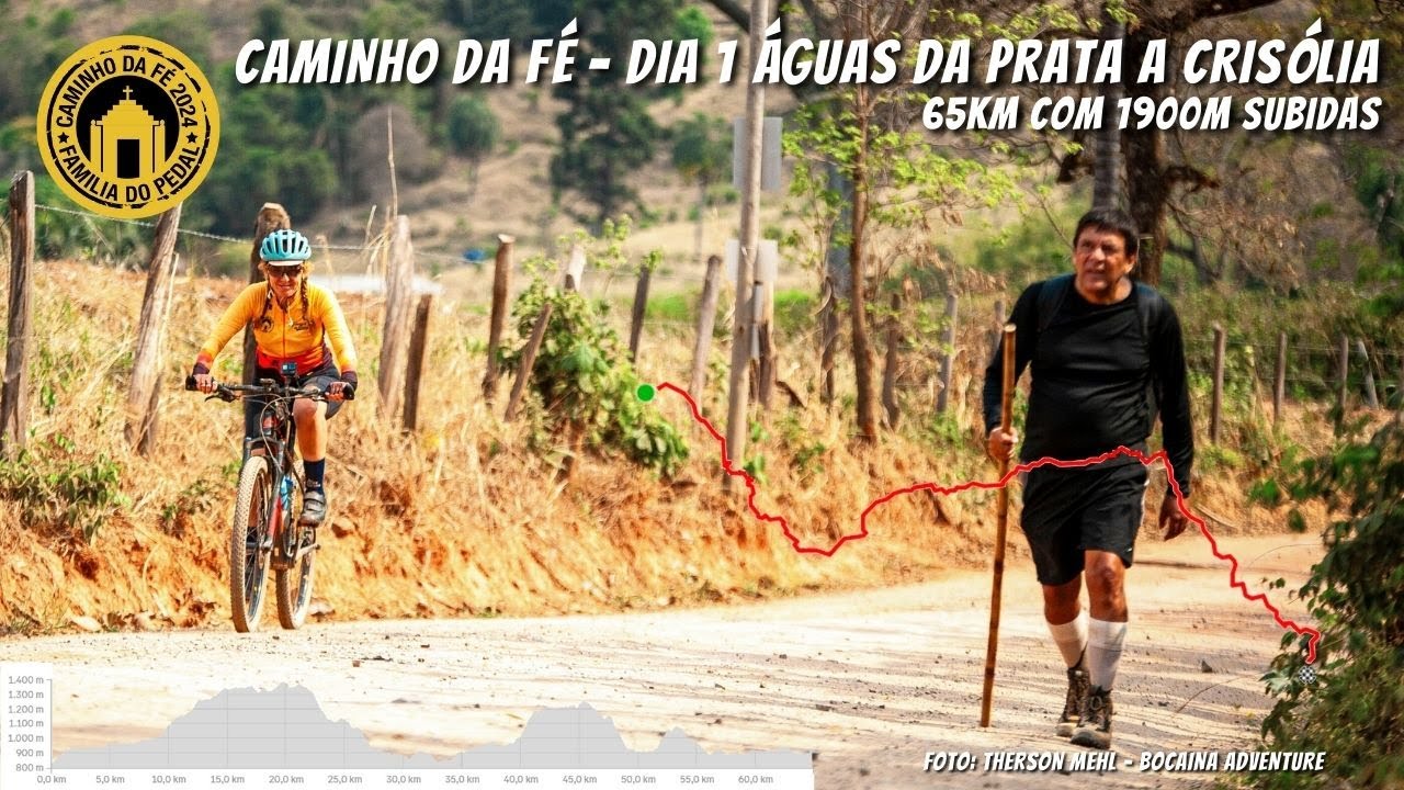 Caminho da Fé 2024  - Dia 1 - Águas da Prata a Crisólia