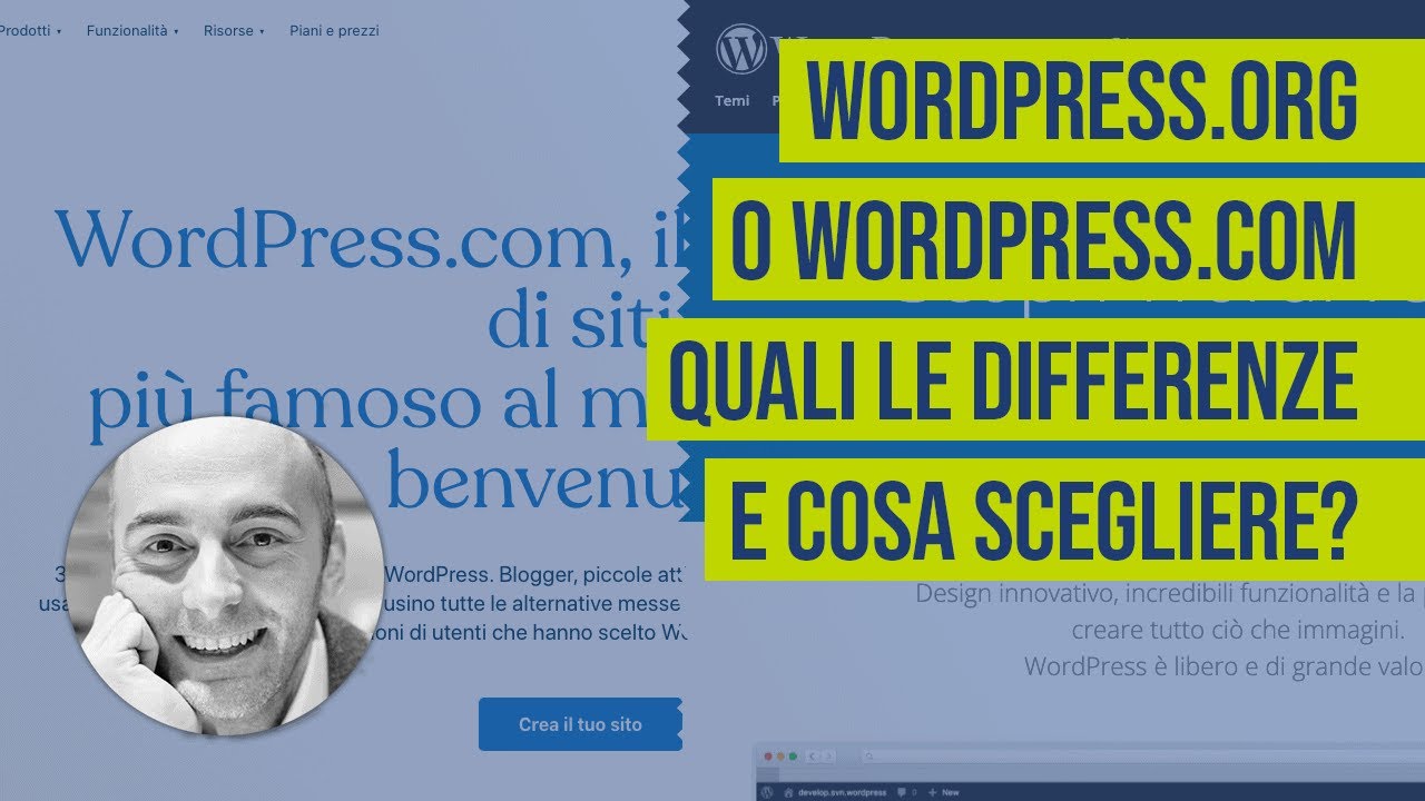 WordPress.org o WordPress.com quali differenze e cosa scegliere