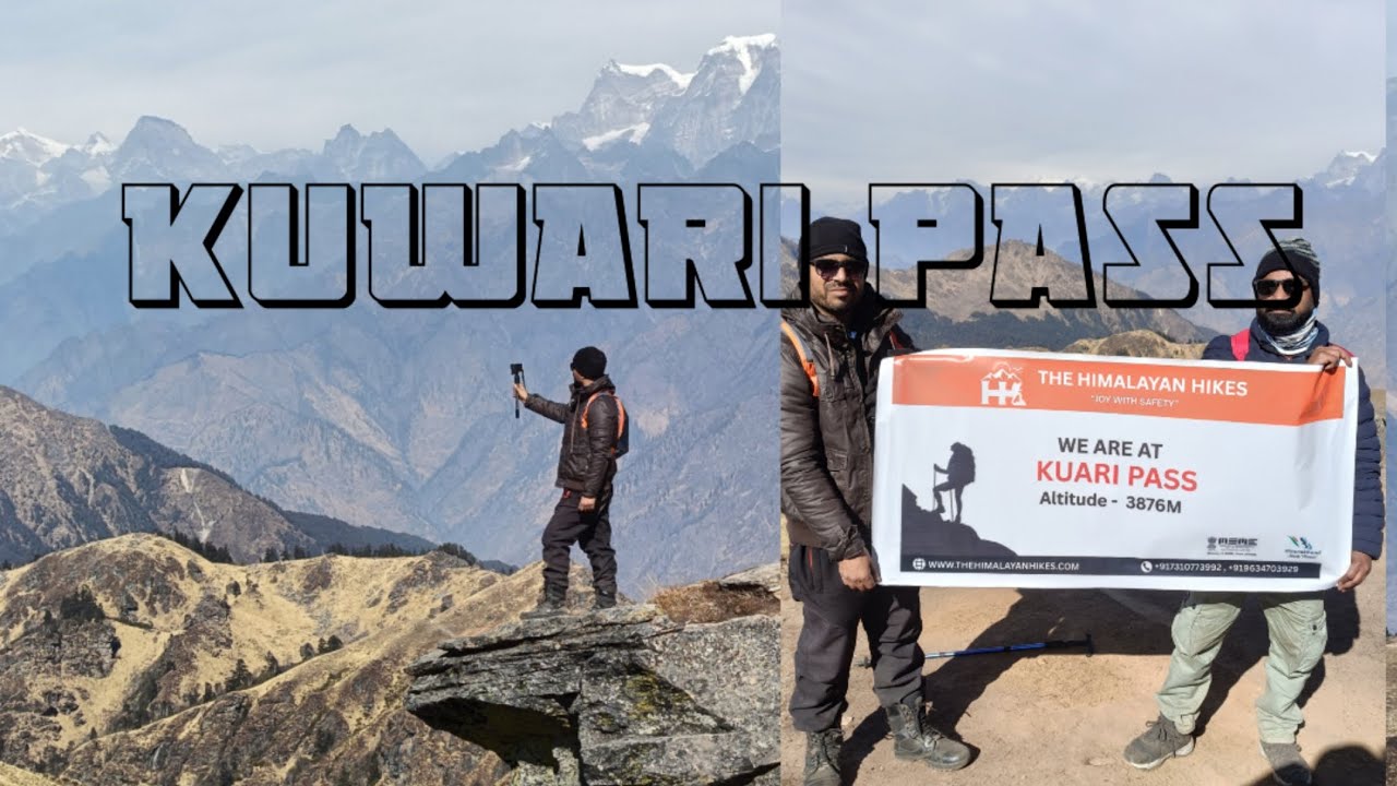 Kuwari pass trek summit #wintertrek #sarfira-yatri #kuwaritrek 