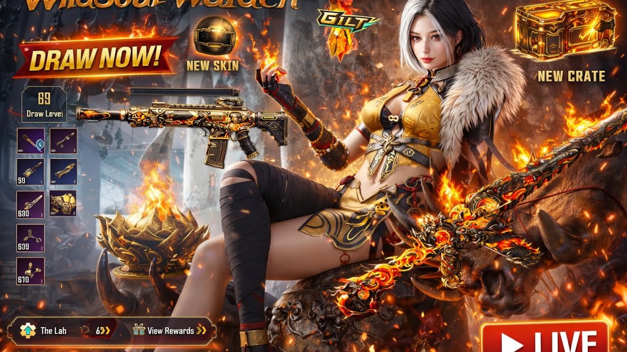 NEW M416 WILDSOUL  WARDEN GILT SPIN🔥