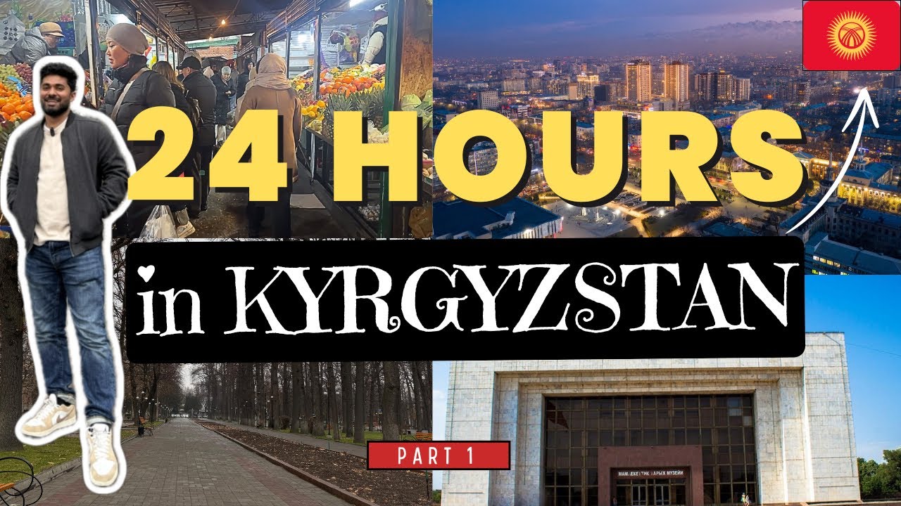 24 Hours in Bishkek, Kyrgyzstan: State Museum, Ala-Too Square & Osh Bazaar Travel Vlog 2025!