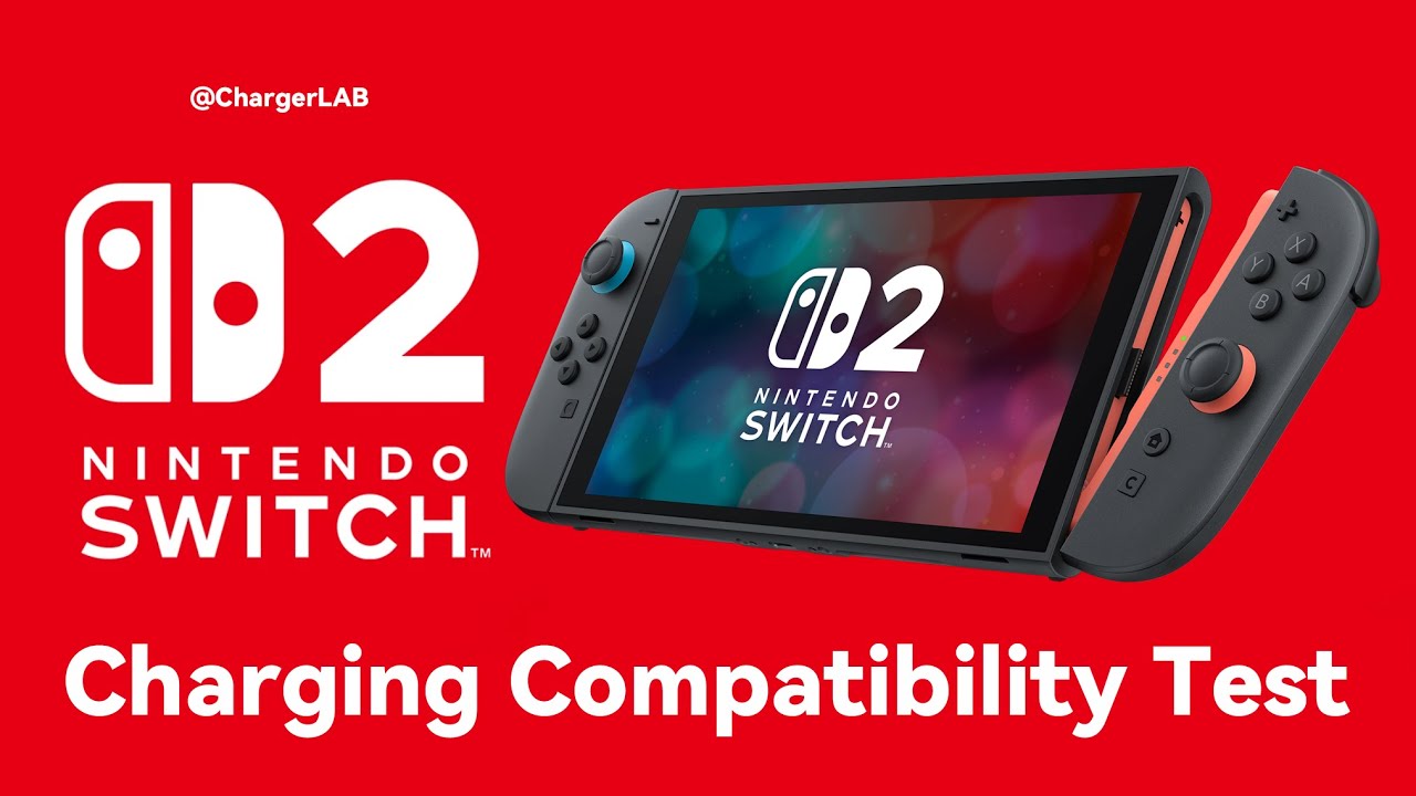 Charging Compatibility Test of Nintendo Switch 2 (Handheld Mode)