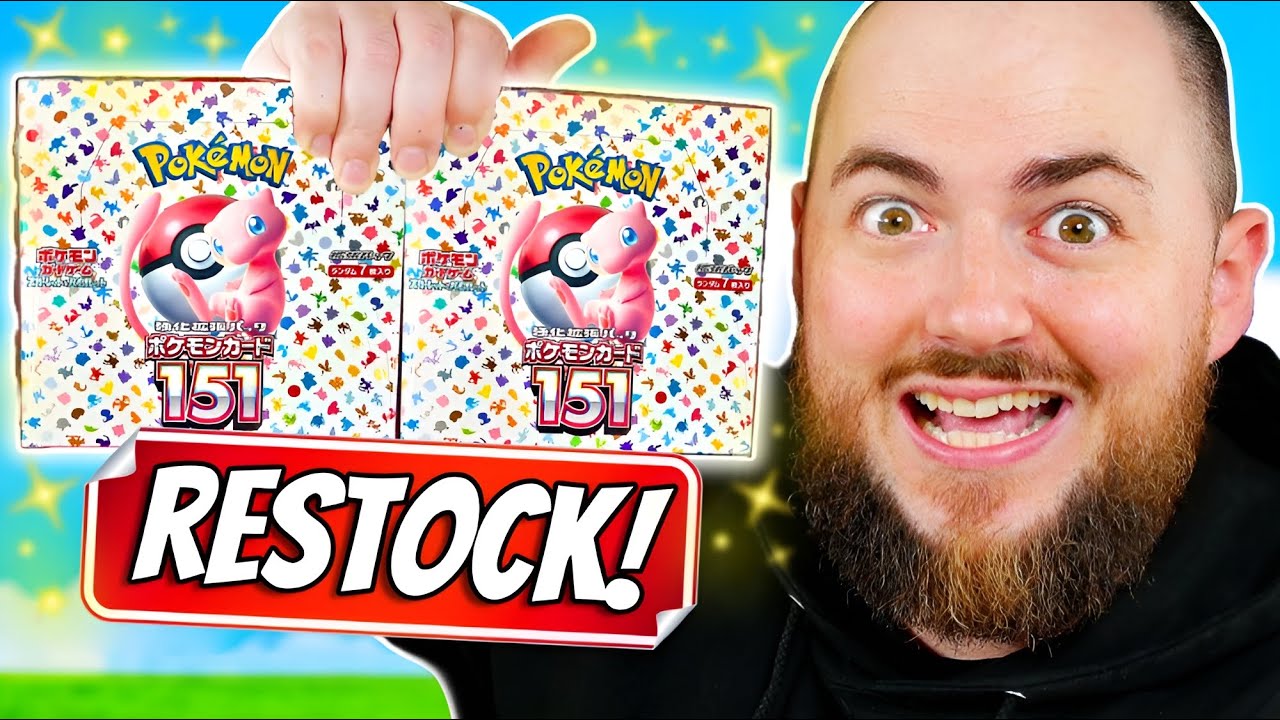 Ich öffne den Pokémon 151 Restock für das GOD PACK!