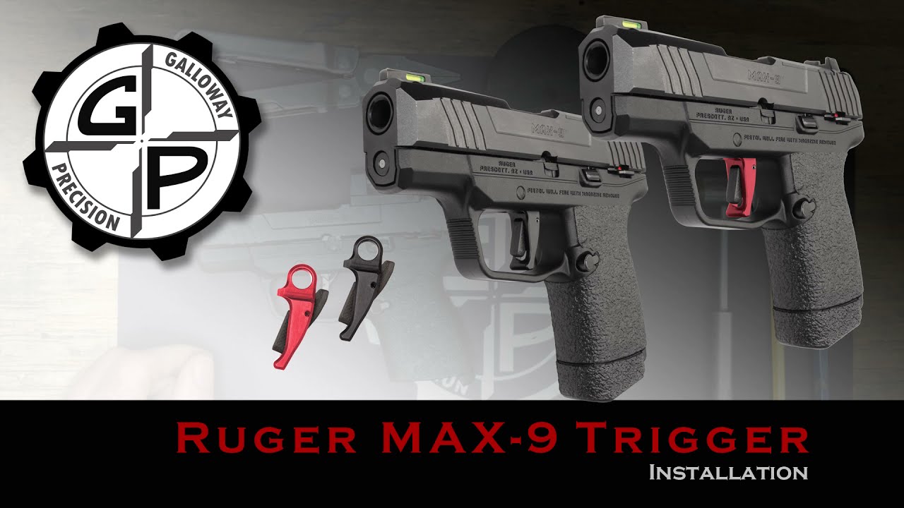 Установка спускового крючка Maxxis Short Stroke для Ruger MAX-9 от Galloway Precision