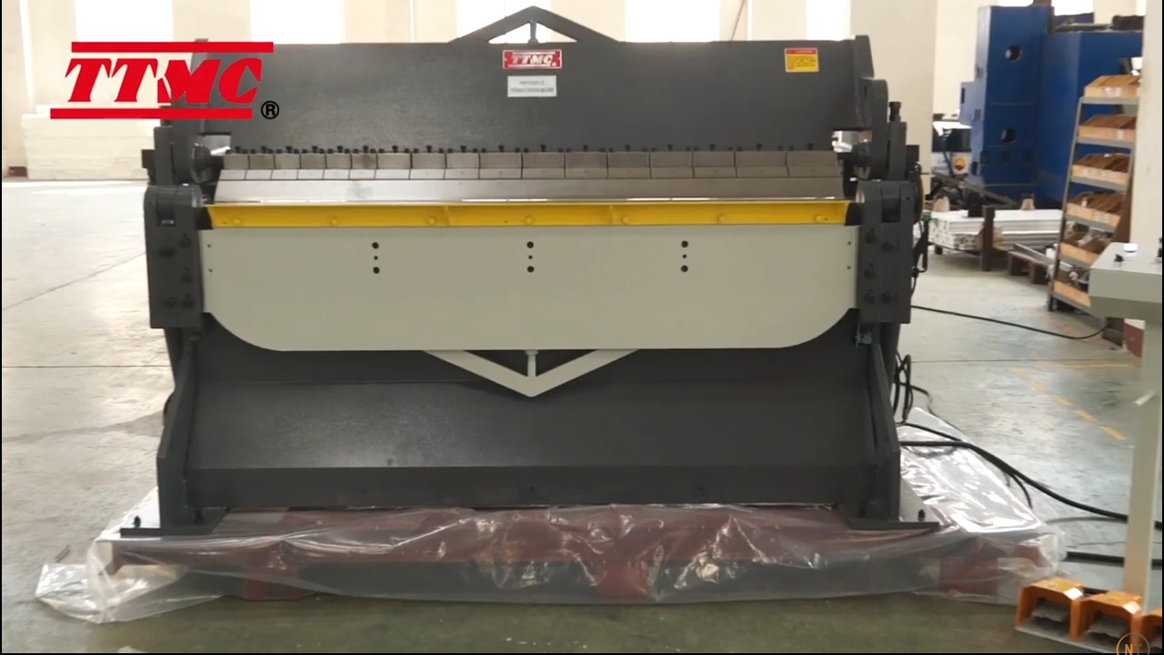 HW 2440X3.5mm ( 8’x 1/8”) Hydraulic box and pan brake with segmented upper beam + manual back gauge