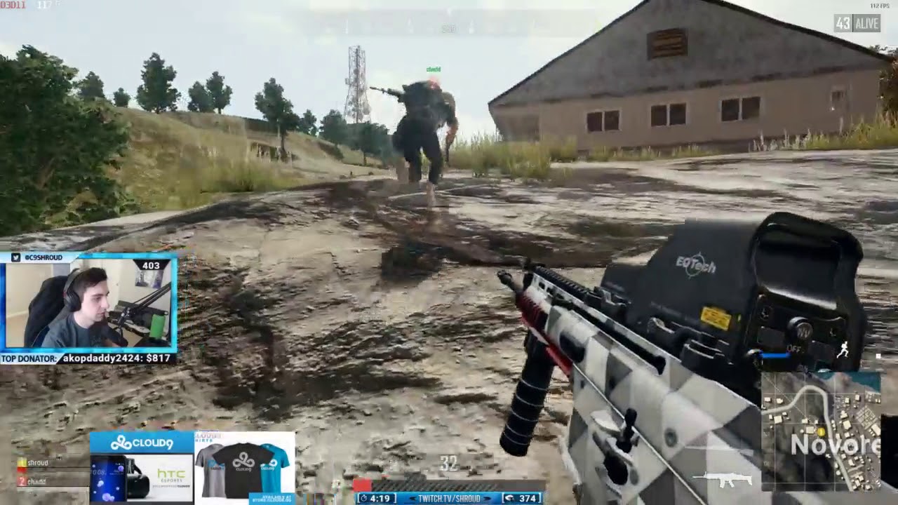 Shroud Plays PUBG | Duo Win With Chad | No Vest? No Problem! (4/7/18)