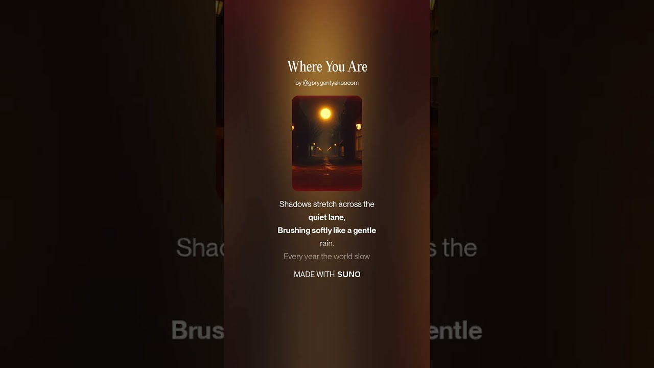 Where You Are