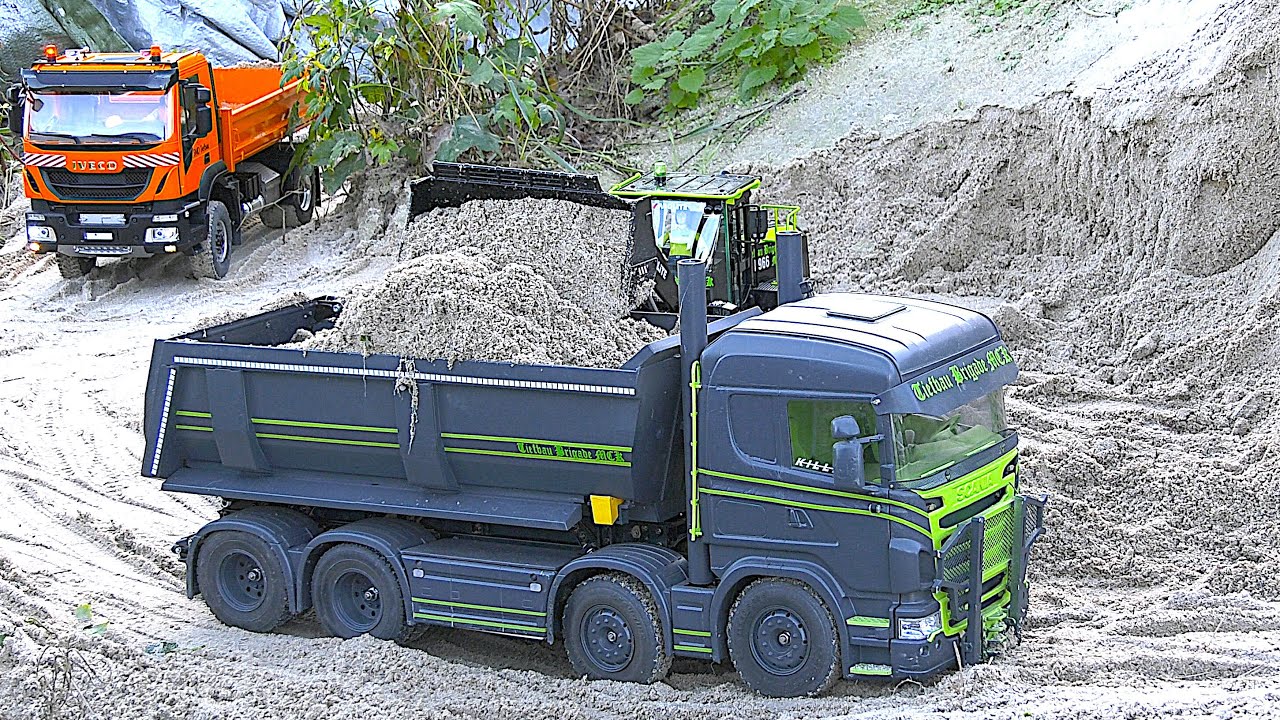 Construction Site Vehicles RC Trucks Excavators Wheel Loader Truck Meeting MCK RC Halle Germany