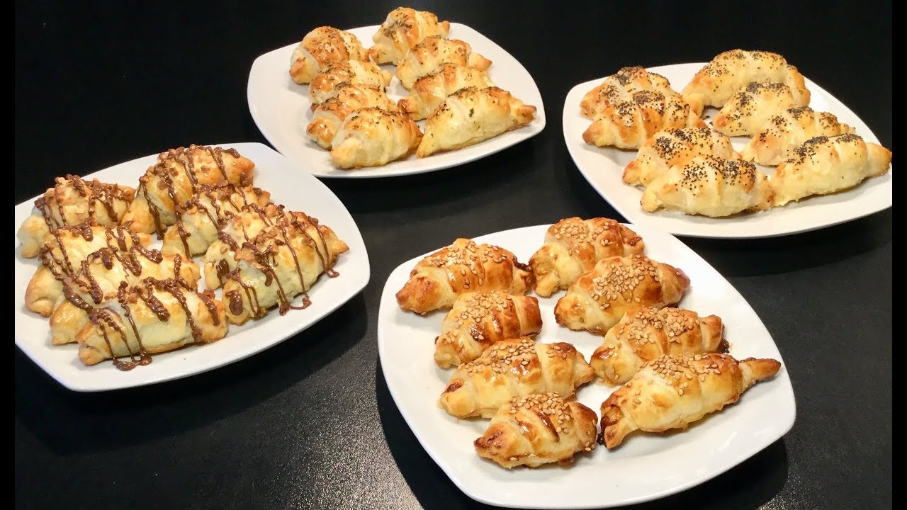 MES MINI- CROISSANTS FEUILLETÉS SPÉCIAL APÉRITIF DÎNATOIRE