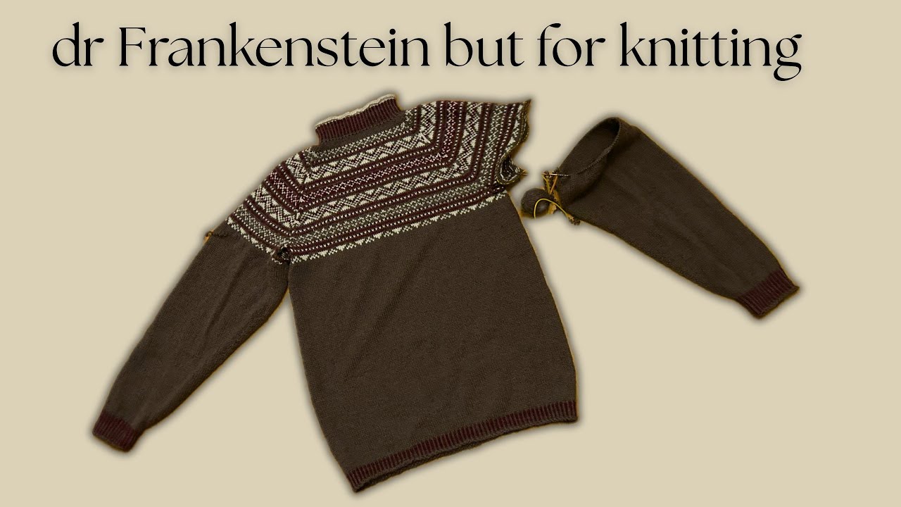 Sweater surgery | How to shorten sleeves without unraveling everything