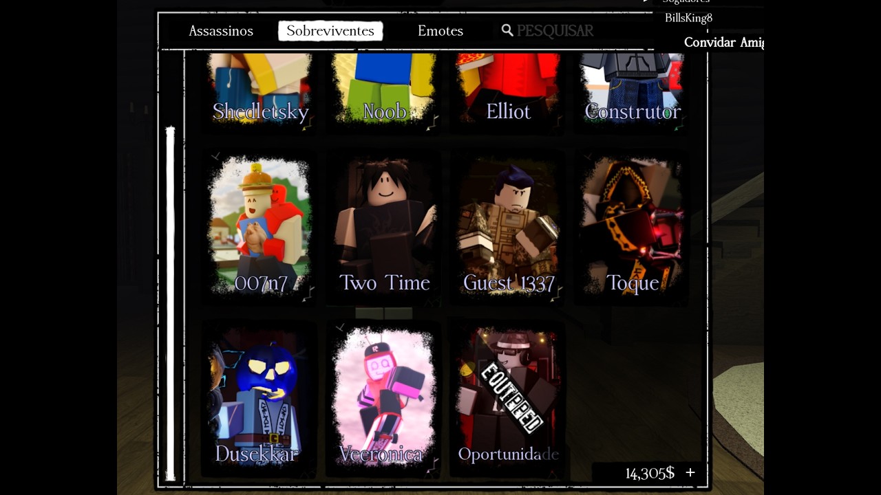 roblox jogando forsaken e ganhado com os outros sobreviventes