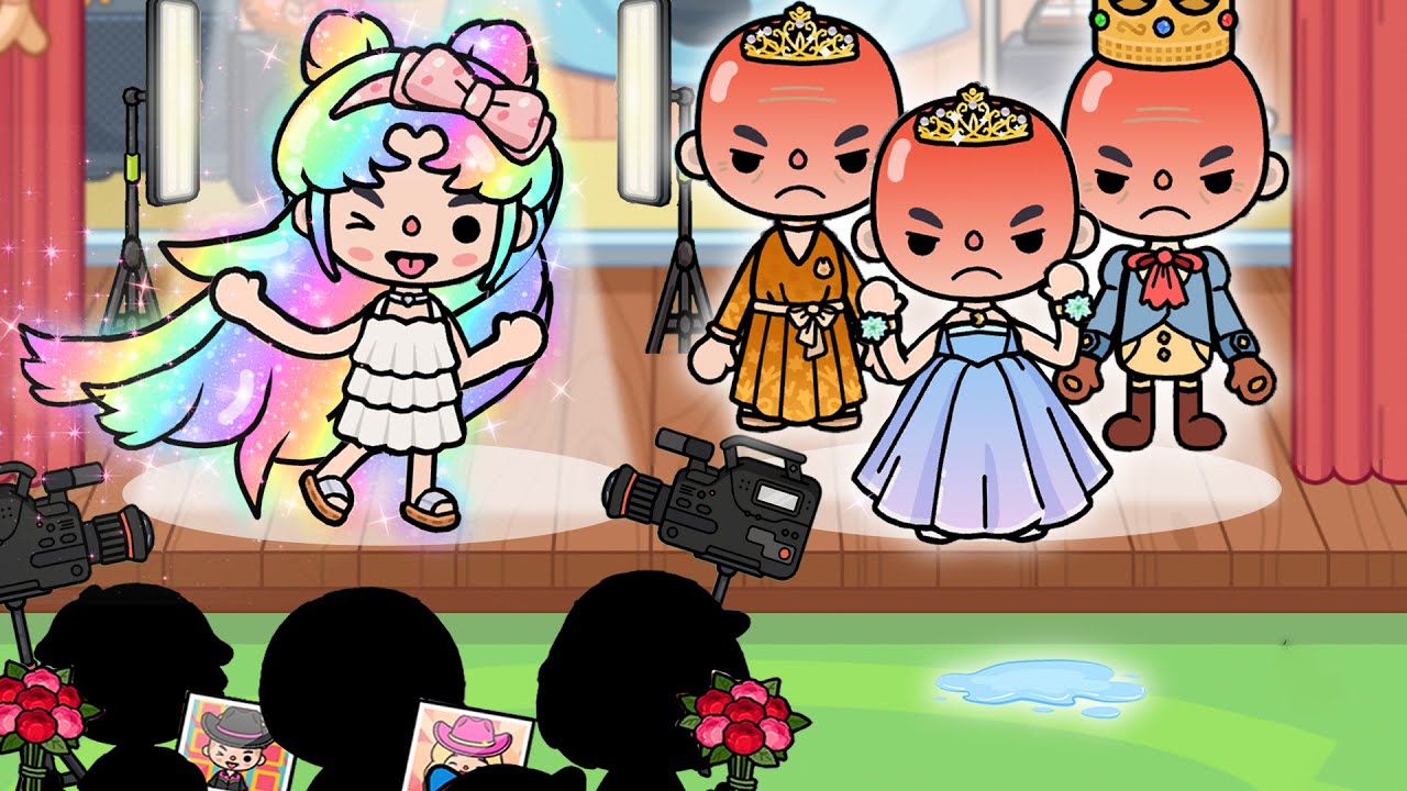 Công chúa tóc cầu vồng và gia đình đặc biệt | Toca Life Story | Toca Boca