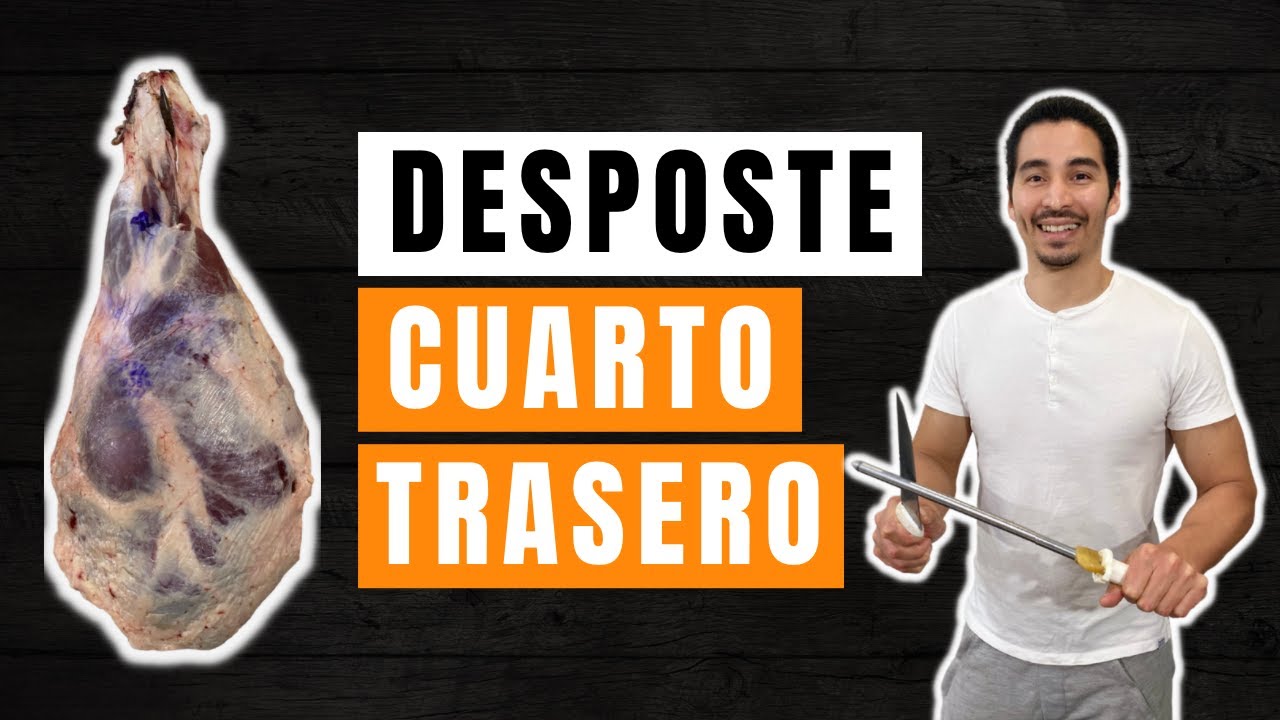 CUARTO TRASERO paso a paso DESPOSTE máximo rendimiento |  Carnicería DESPIECE  🔪