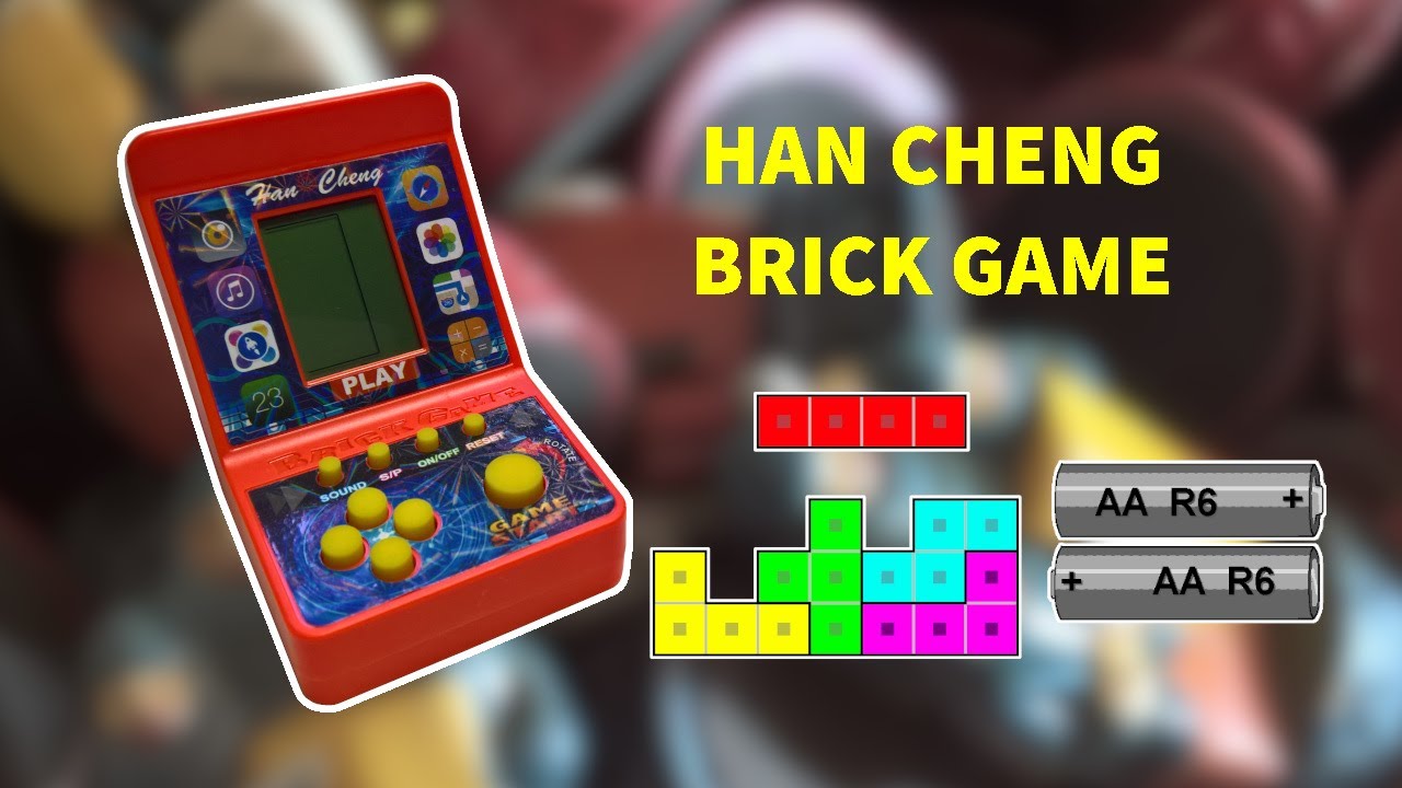 ☂ BRICK GAME Han Cheng 9999 in 1 tabletop LCD game handheld ☂ MA0063