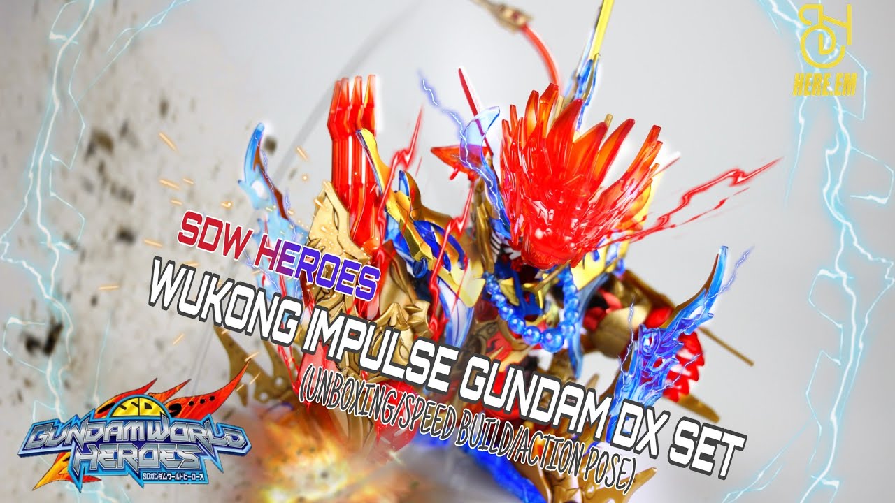 HOBBY TIME - SDW HEROES WUKONG IMPULSE GUNDAM DX SET [Unboxing/Speed Build/Action Pose]