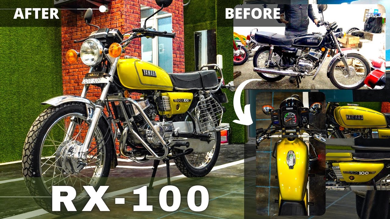 Repaint Yamaha RX100 | 1988 Model | NCR Mororcycles |