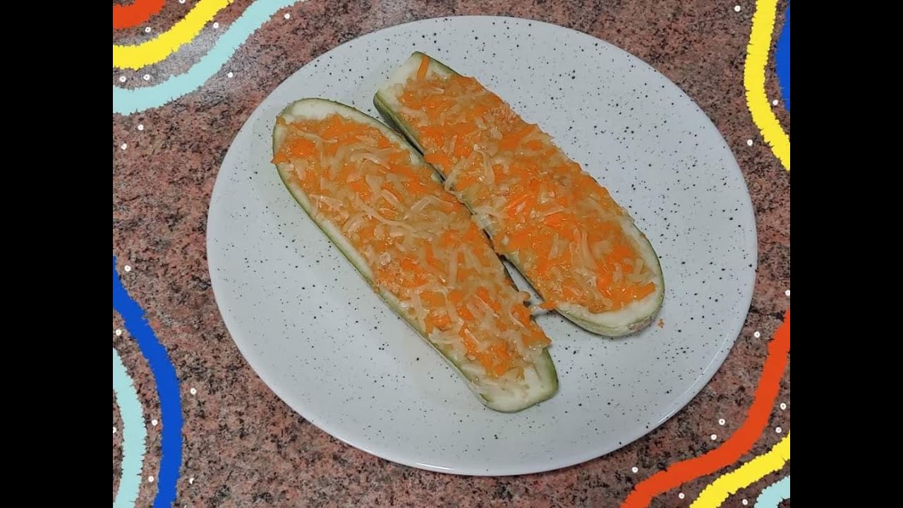 Calabacines rellenos de carne monsieur cuisine plus