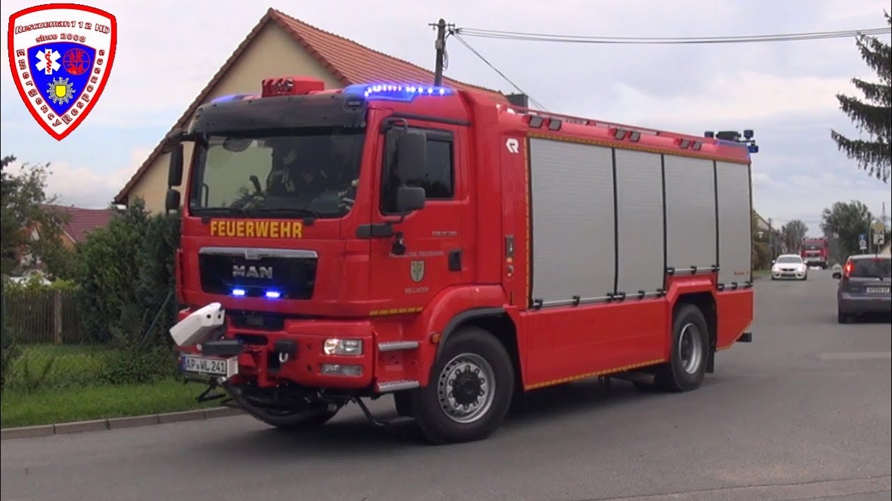 🚨 TLF 4000 + LF 10/8 Feuerwehr Mellingen