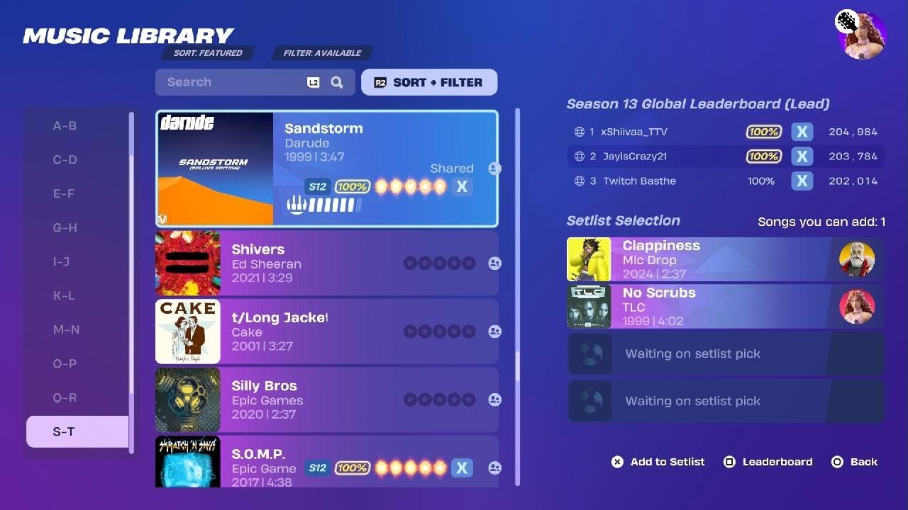 Clapiness Drums 100% Fortnite festival
