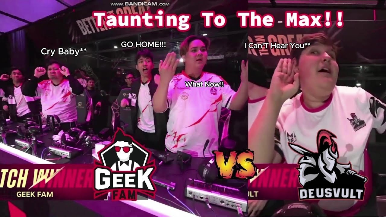 Taunting After Taunting 😲😁😁😁| GEEK FAM vs. DEUSVULT | M5 World Championship