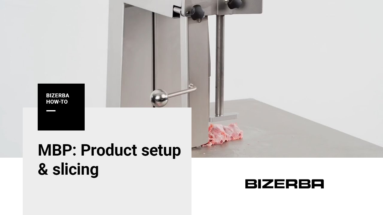 Bizerba How-To – Set up and slice products with the MBP