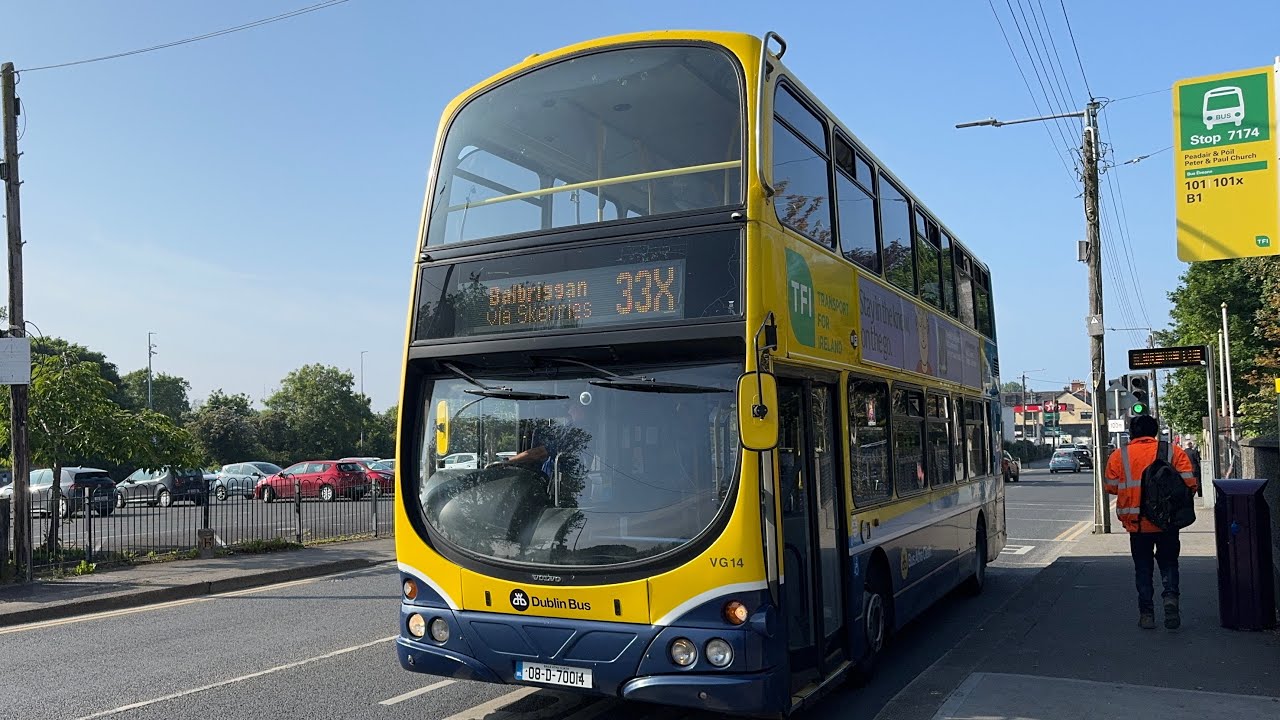 Dublin Bus | Wright Eclipse Gemini 1 Volvo B9TL VG14 | Route 33X to Balbriggan | (08-D-70014)
