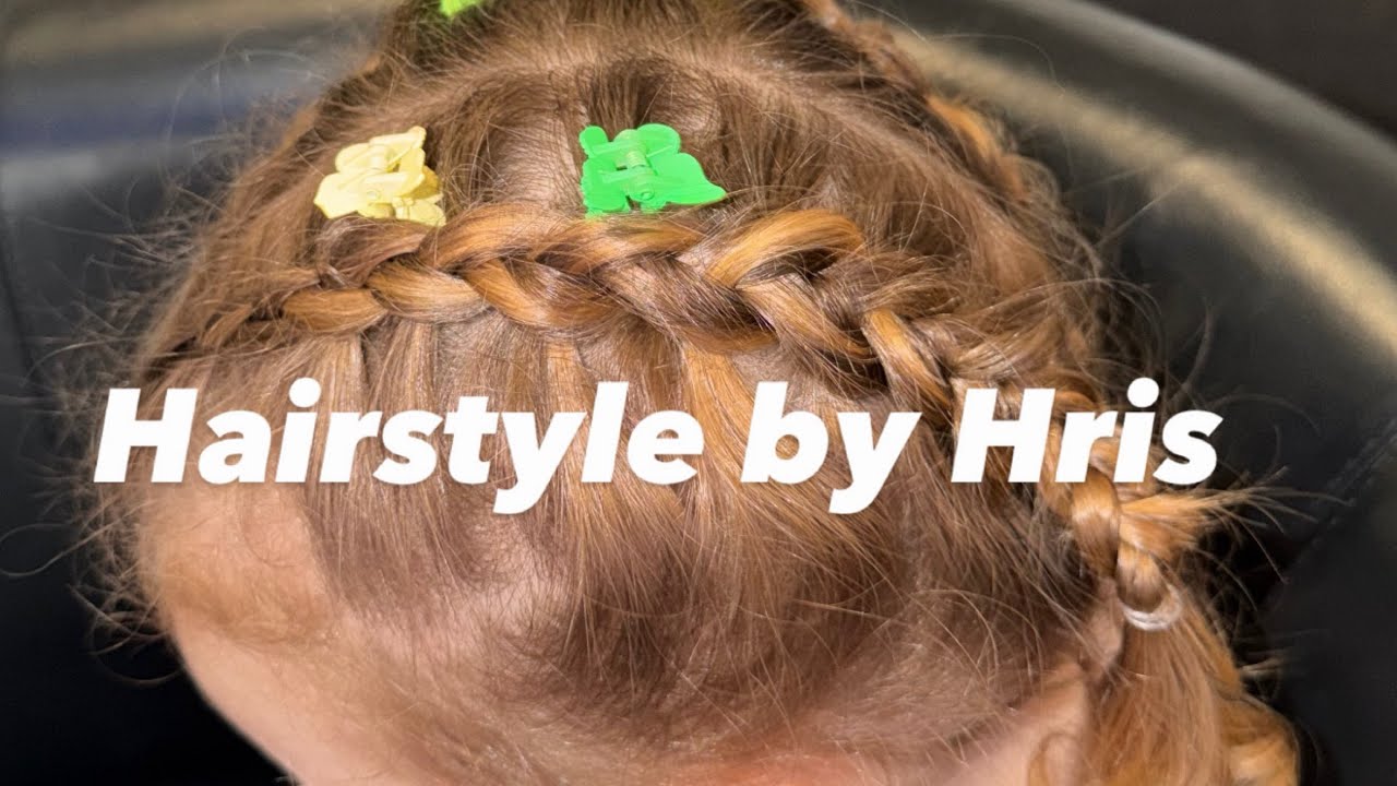 Dutch Braiding Tutorial for toddler girl 