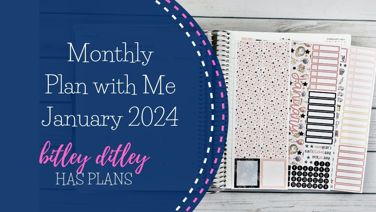 Monthly Plan with Me | January 2024 | EC Teacher Planner | Ft. Planner Kate
