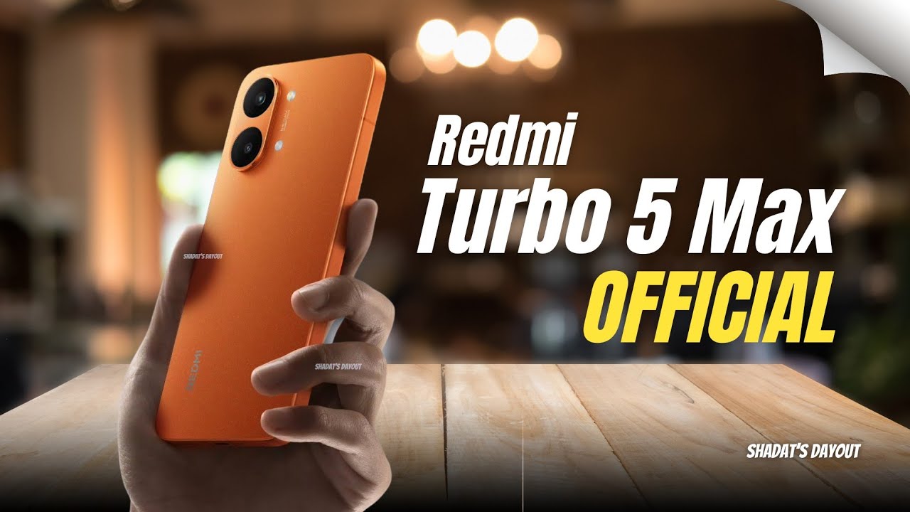 Redmi Turbo 5 Max наконец-то вышел, и это настоящий прорыв!